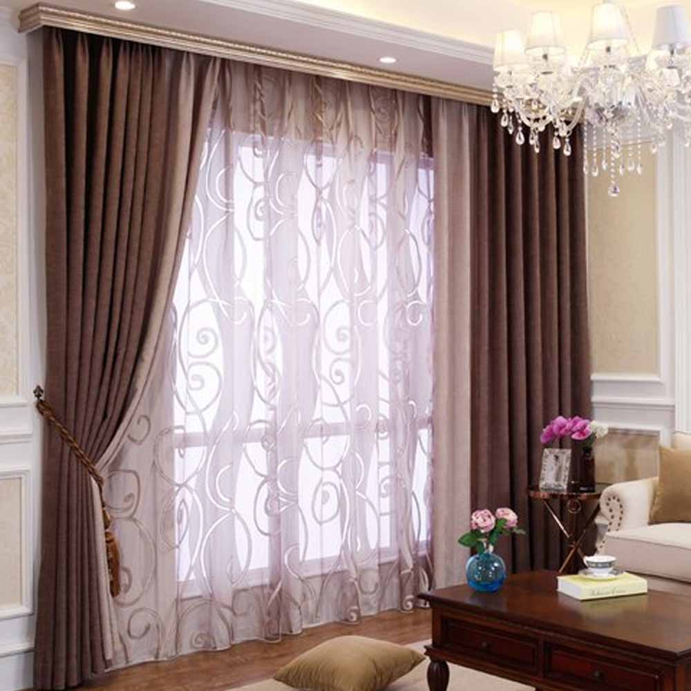 Customized Living Room Curtain Dubai